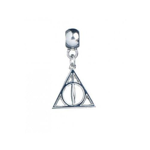 Harry Potter - Breloque plaquée argent Deathly Hallows