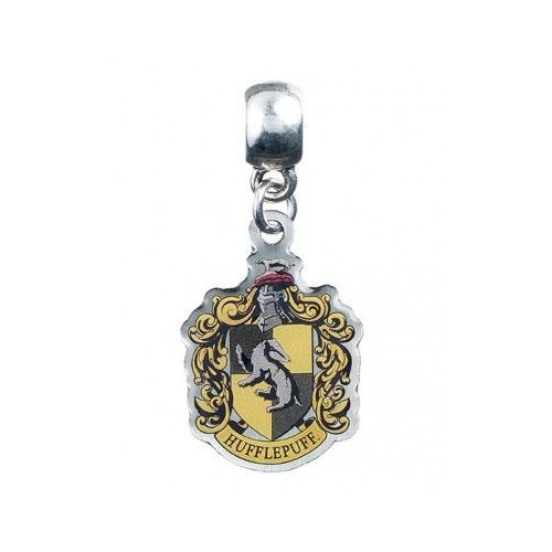 Harry Potter - Breloque plaquée argent Hufflepuff Crest