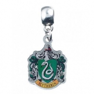 Harry Potter - Breloque plaquée argent Slytherin Crest