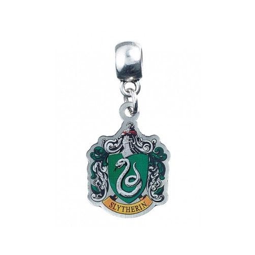 Harry Potter - Breloque plaquée argent Slytherin Crest