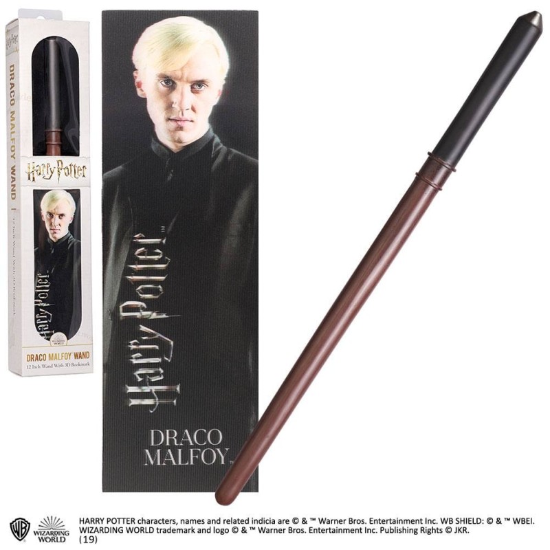 Harry Potter - Réplique baguette PVC Draco Malfoy 30 cm