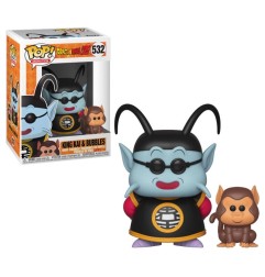 Dragonball - Z Figurine POP! Animation Vinyl King Kai & Bubbles 9 cm
