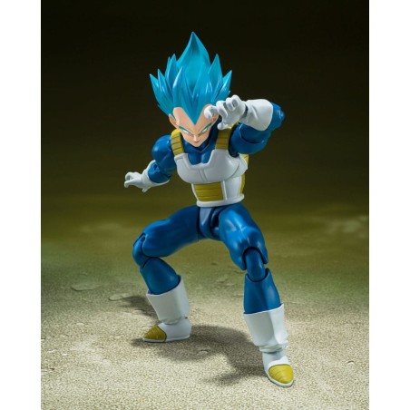 Dragon Ball - Super figurine S.H. Figuarts Super Saiyan God Super Saiyan Vegeta -Unwavering Saiyan Pride- 14 cm
