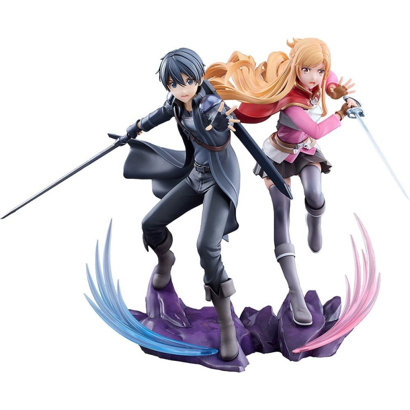 Original Character - Sword Art Online statuette 1/7 Progressive Scherzo of Deep Night Kirito & Asuna Set