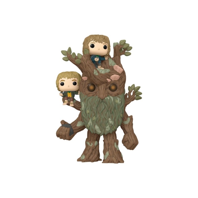 Le Seigneur des Anneaux - Le Seigneur des anneaux Super Sized POP! Animation Vinyl figurine Treebeard w/Mary & Pip 15 cm