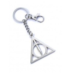 Harry Potter - Porte-clés Deathly Hallows (plaqué argent)