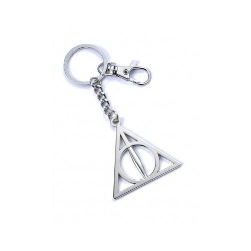 Harry Potter - Porte-clés Deathly Hallows (plaqué argent)