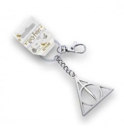 Harry Potter - Porte-clés Deathly Hallows (plaqué argent)
