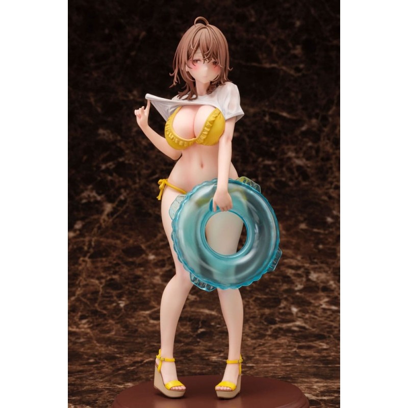 Original Illustration - By Vispo statuette 1/6 Deatte Toku Suru Onnanoko Tokujo-chan Hinako Ootori illustration Nekomugi 28 cm