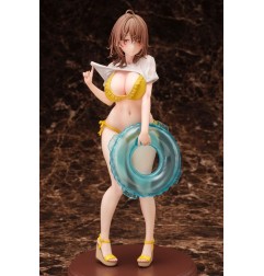 Original Illustration - By Vispo statuette 1/6 Deatte Toku Suru Onnanoko Tokujo-chan Hinako Ootori illustration Nekomugi 28 cm