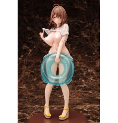 Original Illustration - By Vispo statuette 1/6 Deatte Toku Suru Onnanoko Tokujo-chan Hinako Ootori illustration Nekomugi 28 cm