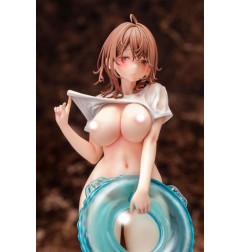 Original Illustration - By Vispo statuette 1/6 Deatte Toku Suru Onnanoko Tokujo-chan Hinako Ootori illustration Nekomugi 28 cm