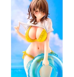 Original Illustration - By Vispo statuette 1/6 Deatte Toku Suru Onnanoko Tokujo-chan Hinako Ootori illustration Nekomugi 28 cm