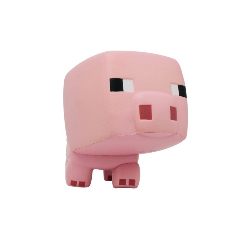 Minecraft - Figurine anti-stress Mega Squishme série 1 cochon 15 cm