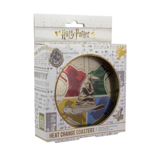 Harry Potter - Pack 4 sous-verres effet thermique Sorting Hat