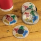 Harry Potter - Pack 4 sous-verres effet thermique Sorting Hat