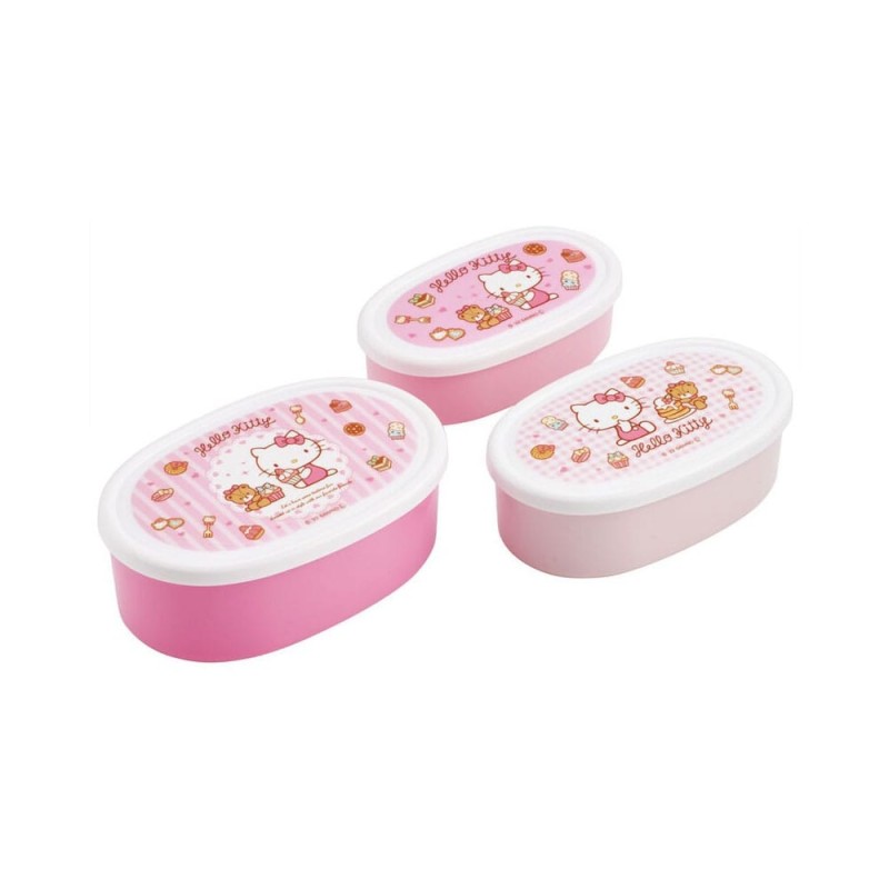 Hello Kitty - Set de 3 Bento Box Sweety pink