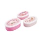 Hello Kitty - Set de 3 Bento Box Sweety rose