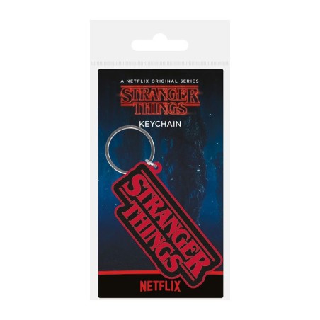 Stranger Things - Porte-clés caoutchouc Logo 6 cm