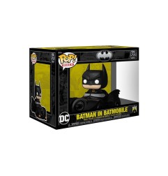 Batman - Figurine POP! Batman 85th Anniversary Rides Deluxe Batman w/Batmobil 9 cm