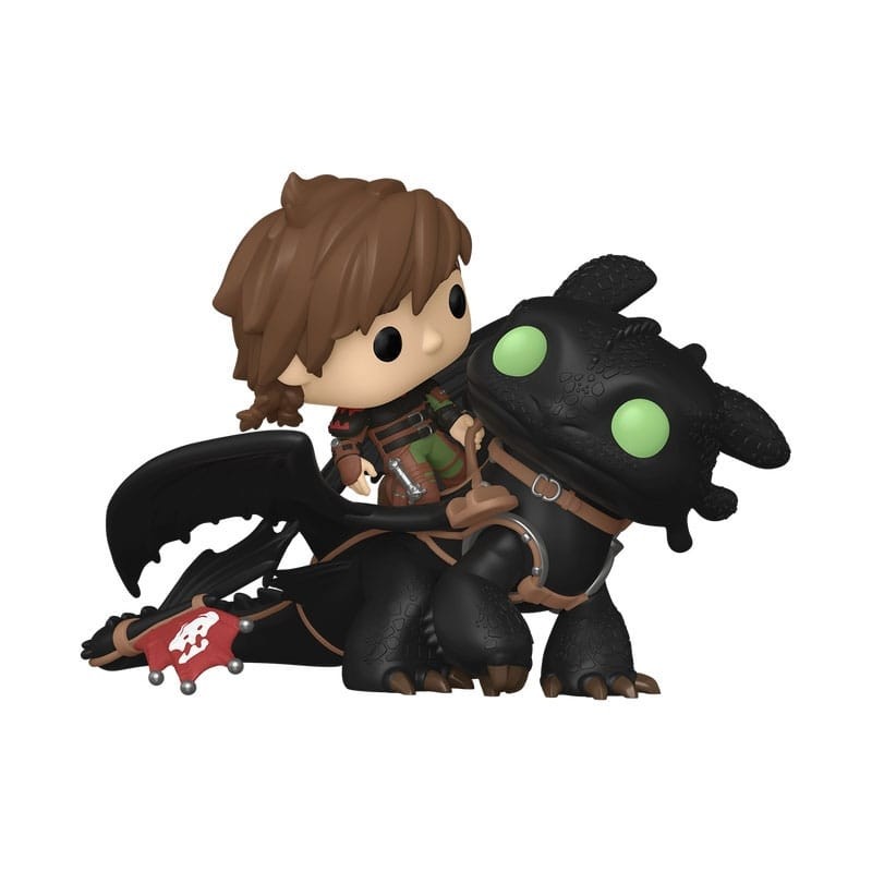 Dragons - POP! Rides Deluxe Vinyl figurine Hiccup w/Toothless 9 cm
