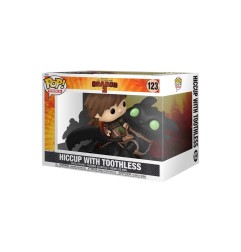 Dragons - Figurine POP! Rides Deluxe Hiccup w/Toothless 9 cm