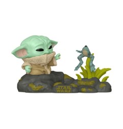 Star Wars - POP! Deluxe Vinyl figurine Din Grogu w/Frog 9 cm