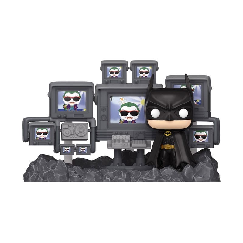 Batman - 85th Anniversary POP Moments Deluxe Vinyl figurines  in Batcave 9 cm