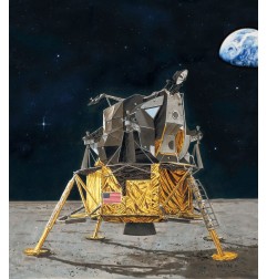 NASA - Kit complet maquette 1/48 Apollo 11 Lunar Module Eagle 14 cm