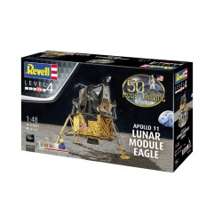 NASA - Kit complet maquette 1/48 Apollo 11 Lunar Module Eagle 14 cm