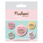 Pusheen - Pack 5 badges  Nah