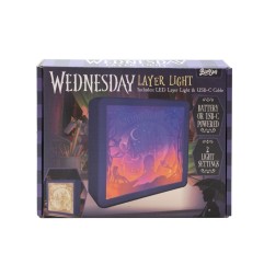 Wednesday - Lampe d'ambiance Layer Light  Silhouette 22 cm
