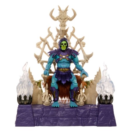 Les Maîtres de l'Univers - Masters of the Universe: New Eternia Masterverse figurine Skeletor & Throne 18 cm