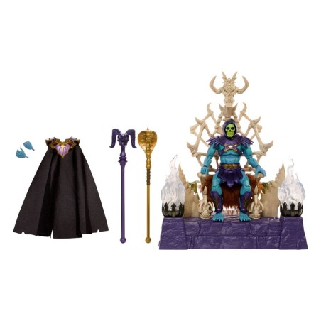 Les Maîtres de l'Univers : New Eternia Masterverse - Figurine Skeletor & Throne 18 cm