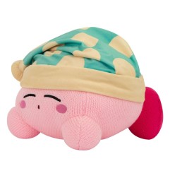 Kirby - Peluche Kirby Nuiguru-Knit  Sleeping Mega 25 cm