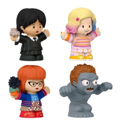 Wednesday - Pack 4 minifigurines Fisher-Price Little People Collector 6 cm