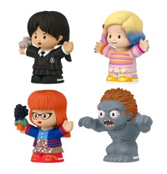 Mercredi - Pack 4 mini figurines Fisher-Price Little People Mercredi Collector 6 cm