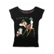 Bambi - T-Shirt femme Loose Smile 