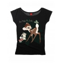 Bambi - T-Shirt femme Loose Smile 