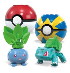 Pokémon - Jeu de construction MEGA set de 4 Pokemon Plante