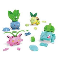 Pokémon - Jeu de construction MEGA set de 4 Pokemon Plante