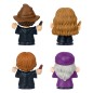 Harry Potter - Pack 4 mini figurines Fisher-Price Little People Collector École des Sorciers 6 cm