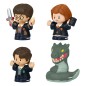 Harry Potter - Pack 4 minifigurines Fisher-Price Little People Collector Chambre des Secrets 6 cm