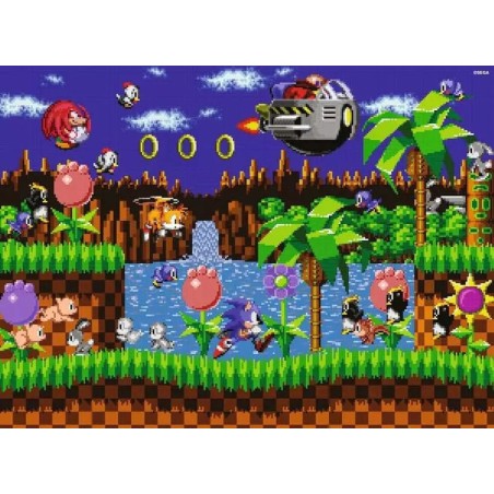 Sonic The Hedgehog - Puzzle Classic Sonic (500 pièces)