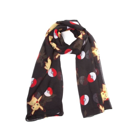 Pokémon - Pokemon foulard Pokeball & Pikachu