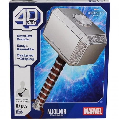 Marvel : 4D Build - Puzzle 3D Thor Mjolnir Hammer