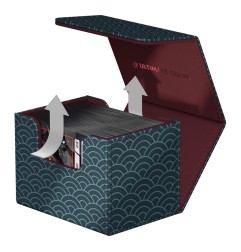 Ultimate Guard - Sidewinder 100+ Katana: The Shogun's Journey - Part 2 - Seigaiha (Dark Blue / Dark Red)