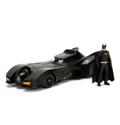 Batman - Maquette 1/24 métal Build N' Collect Diecast Kit Batmobile 1989  avec figurine