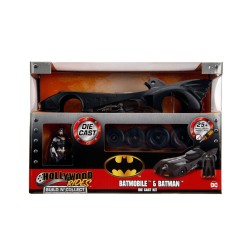 Batman - 1/24 Build N' Collect Diecast Kit 1989 Batmobile métal avec figurine