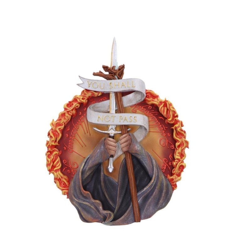 Harry Potter - Le Seigneur des Anneaux décoration murale You Shall Not Pass 30 cm